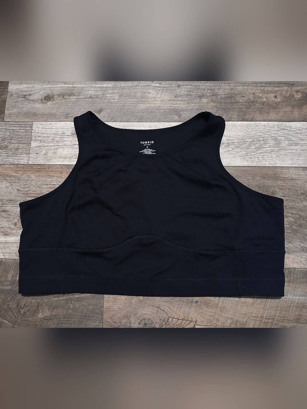 Torrid Black High-Neck Sports BRA RACERBACK